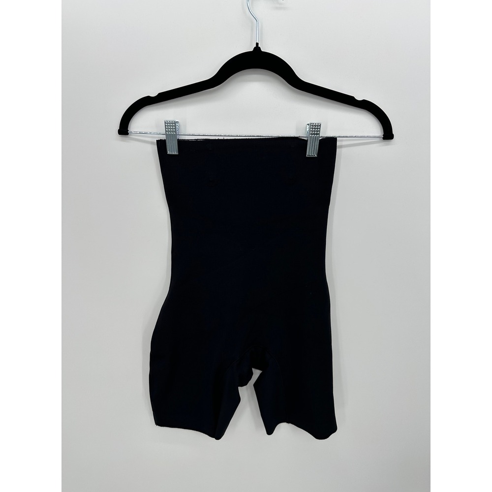 Ruby Ribbon High Waisted Tummy Control Compression Shapewear Shorts Black Small